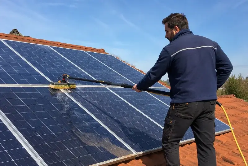 Nettoyage et entretien de panneaux solaires à Boisgervilly